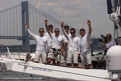 03 07 2012 - New York (USA, NY) -Krys Ocean Race prologuie - arrivée à New York