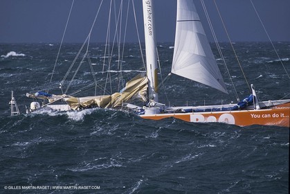 Sailing, Offshore racing, records, Jules Verne Trophy, Bricorama B&Q, Ellen Mac Arthur