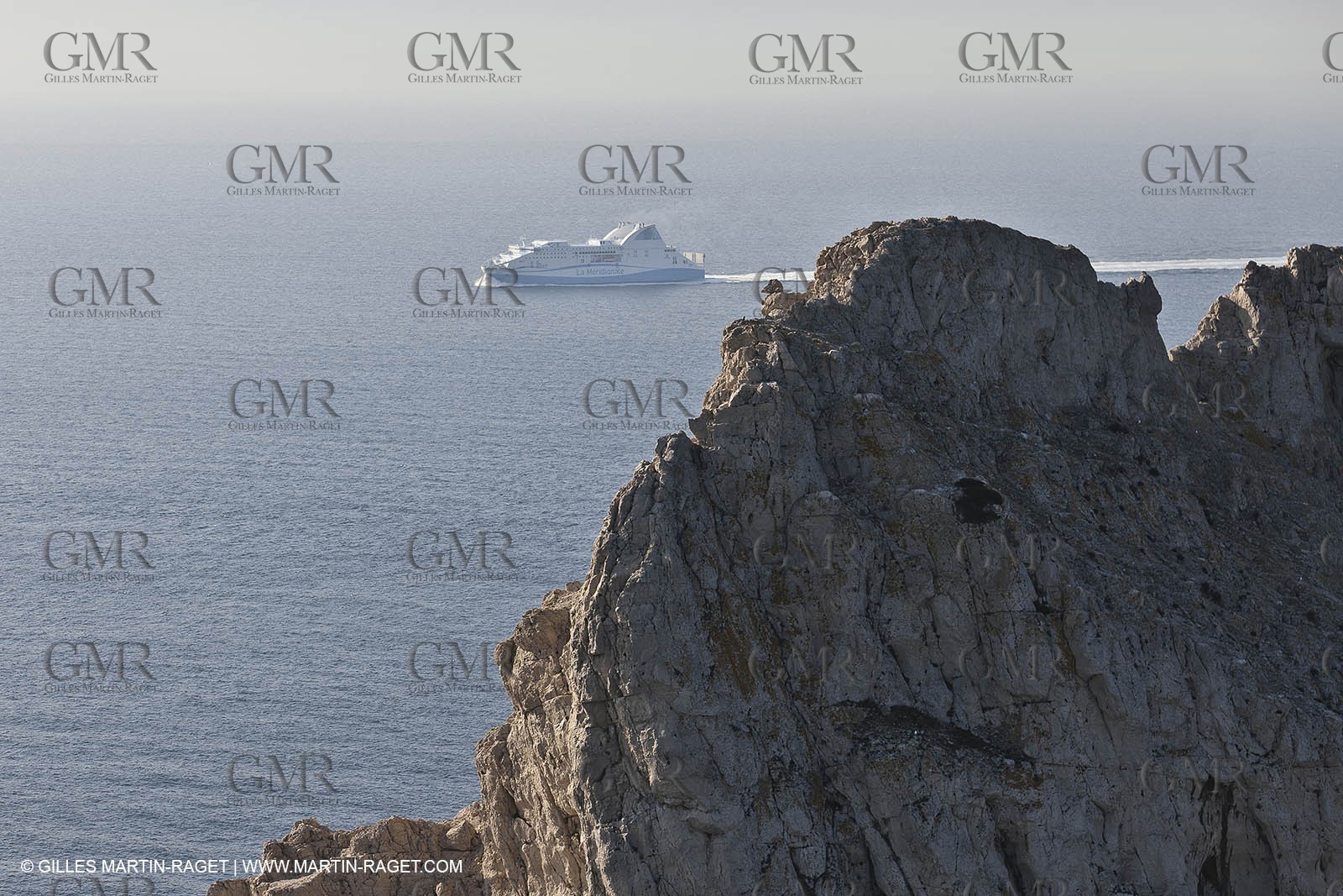 14 01 2012 - Marseille (FRA,13) - La Meridionale shipping company - the Piana off Marseille and the Calanques