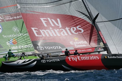 14 05 2007-Valencia (Spain)- 32nd America's Cup - Louis Vuitton Cup - Semi-final - Day 1 - BMW ORACLE racing
