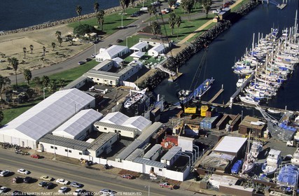 America's cup - San Diego 1995 - Défi français - Mission Bay compound