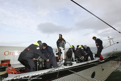 Orange II - Trophée Jules Verne 2005 - Entraînements Golfe de Gascogne
