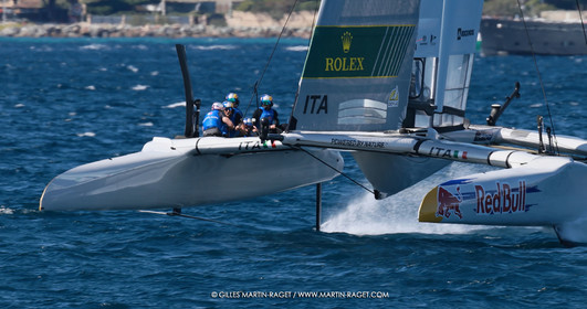 10 09 2025, Saint-Tropez,(FRA), Rockwool SailGP France Saint-Tropez, Race Day 1