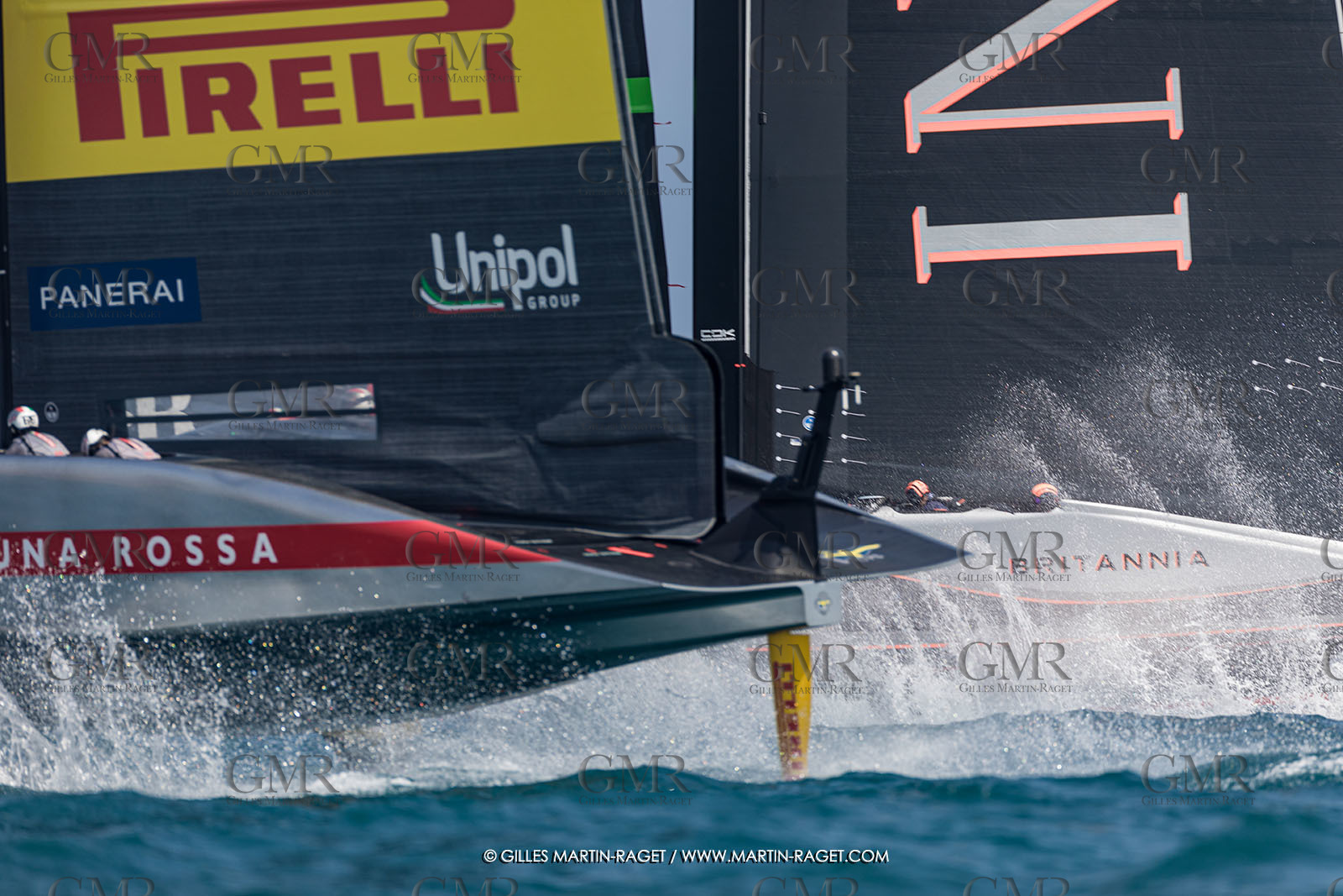 24 08 2024, Barcelona (ESP), Louis Vuitton 37th America's Cup, Louis Vuitton Prelilinary Regatta, Race Day 3