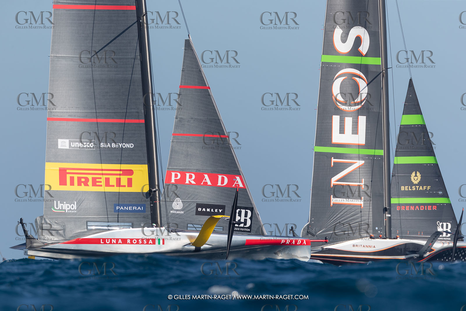 26 09 2024, Barcelona (ESP), 37th America's Cup, Louis Vuitton Cup Final, Race Day 1