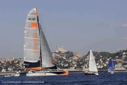 Orange II - Record Mediterranée 2004 - Arrivée à Marseille