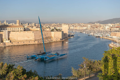 17 05 2022, Marseille (FRA), Arrivée du trimaran Ultim SVR LAZARTIGUE à Marseille