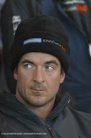 Foxall Damien - Kingfisher II - départ Trophée Jules Verne 2002 - Brest