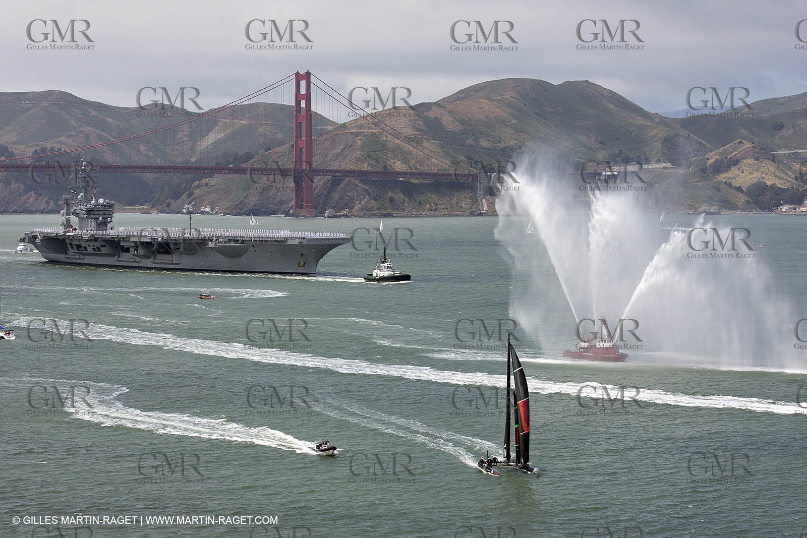 27 05 2012 - San Francisco (USA,CA) - 34th Americas's Cup - America's Cup celebrates the Golden Gate Bridge 75th Anniversary