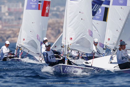 03 08 2024, Marseille (FRA), Paris 2024 Olympic Games, Sailing, Race Day 7