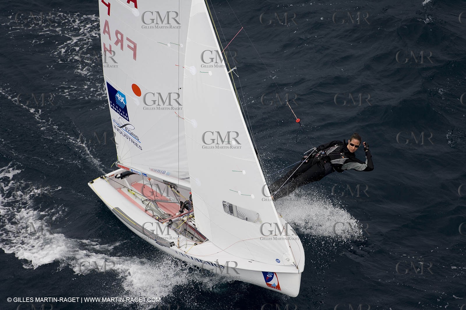26 04 2007 - 2007 Semaine Olympique Française - Hyères (South of France) - Day 5 - Team France - 470 Femme - Petitjean-Douroux
