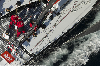 24 mars 2016   Marseille (FRA,13), SFS II (skipper Lionel Péan), last training before Marseille Sailing Week
