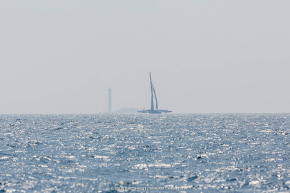 18 05 2022, Marseille (FRA), APremière navigation du trimaran Ultim SVR LAZARTIGUE à Marseille