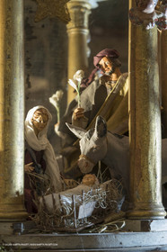 27 01 2018; L'isle sur Sorgue (FRA; 84); Les antiquaires; Crèche et santons de Jean-Jacques Bourgeois