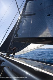 03 09 06 - Porto Cervo (Sardinia) - Maxi World Cup 2006 - A bord Wally 90 Tango