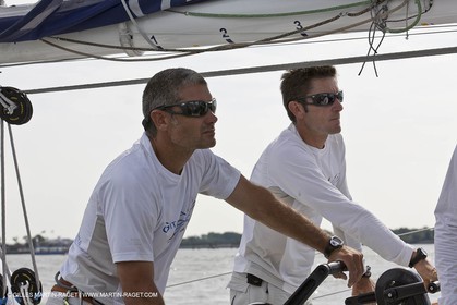 05 07 2012 - New York (USA) - Ocean Krys Race - Speed runs in fornt of NY city