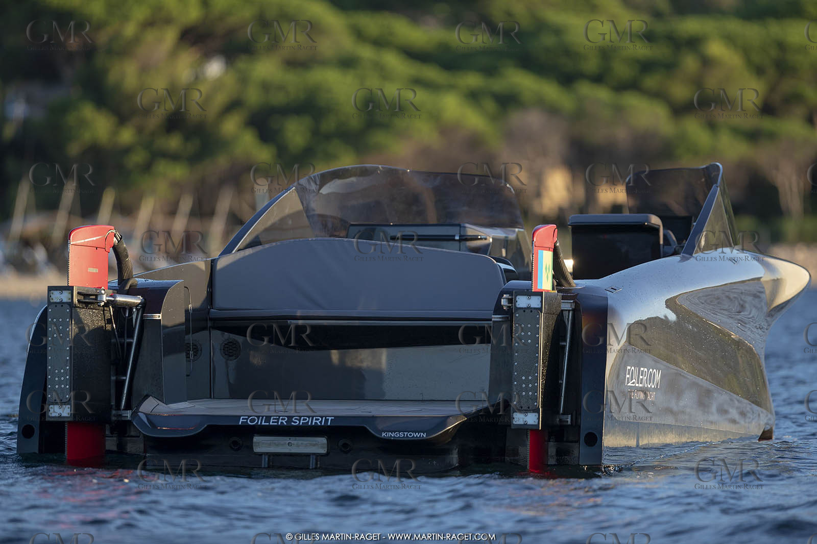 09 08 2018, Saint-Tropez (FRA,83), Foiler, the Flying Yacht by Enata