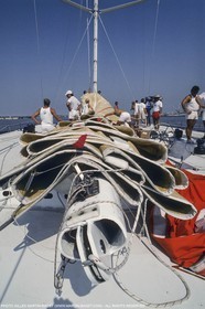 Sailing, Yacht Racing, America's Cup XXVII, San Diego (USA,CA) 1988, Stars & Stripes Vs New Zealand
