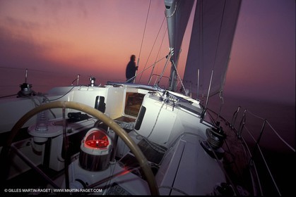 Sail - Cruising - People - At night