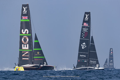 22 08 2024, Barcelona (ESP), Louis Vuitton 37th America's Cup, Louis Vuitton Preliminary Regatta, Race Day 1