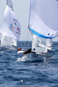 09 07 2023, Marseille (FRA), Paris 2024 Sailing Test Event, Race Day 1, 470