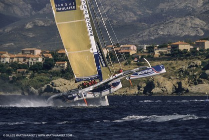 Yacht Racing, Multihull, ORMA 60, Lalou Roucayrol, Banque Populaire IV