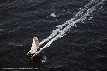 Orange II - Record Mediterranée 2004 - Départ devant Marseille
