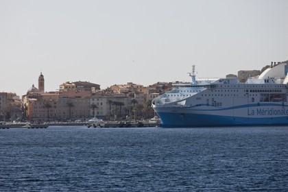 16 02 2012 - Ajaccio (FRA, Corse) -  La Méridionale shipping company- Piana at Ajaccio