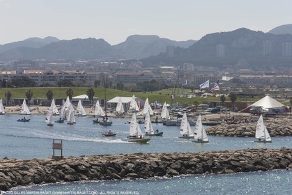 10 04 2015, Marseille (FRA), Yachting Club de la Pointe Rouge - Coupe Internationale de Printemps des 470