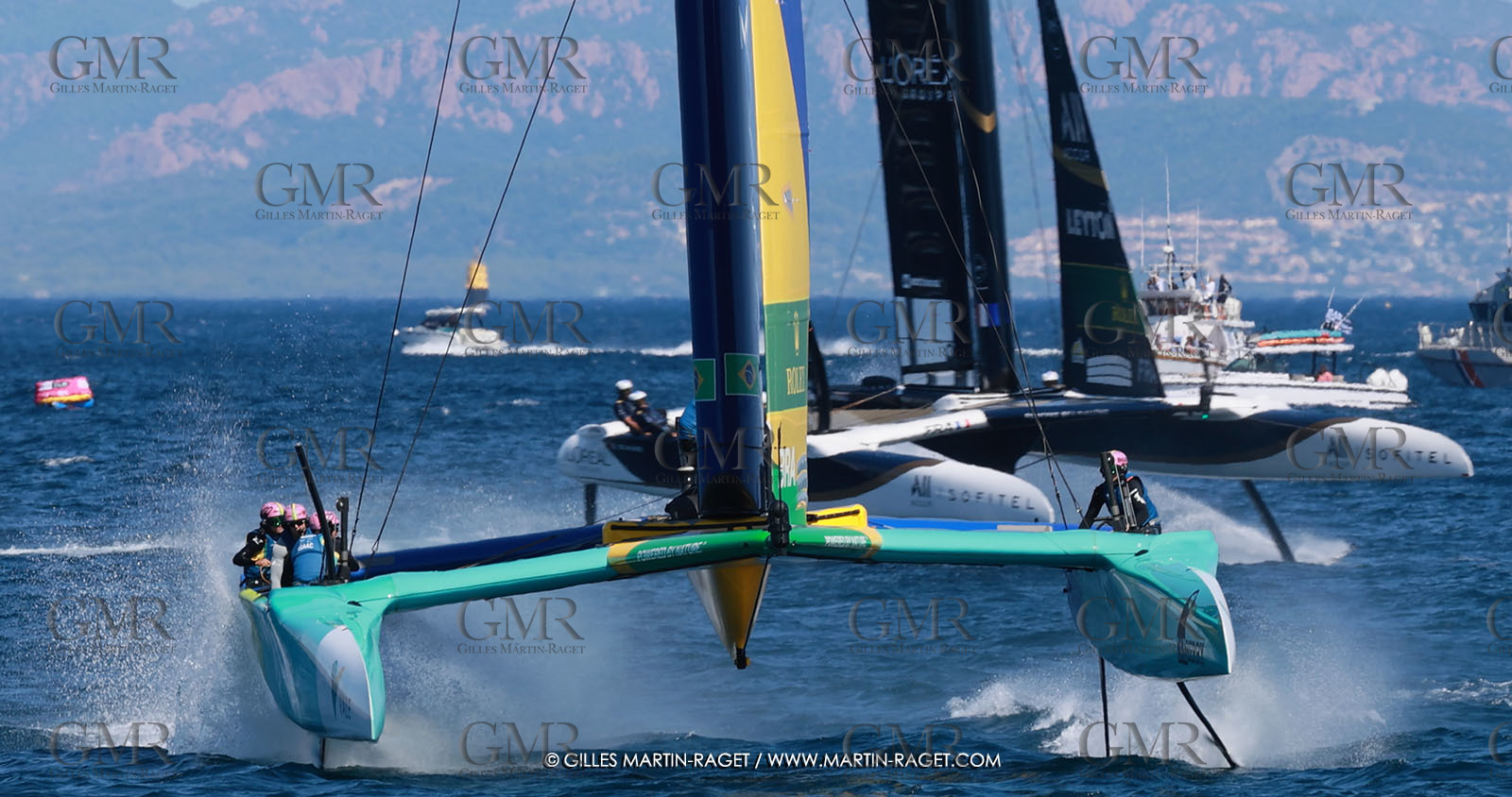 10 09 2025, Saint-Tropez,(FRA), Rockwool SailGP France Saint-Tropez, Race Day 1