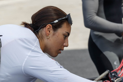 15 04 2024, Marseille (FRA), présentation des sélectionnés olympiques français en voile pour les Jeux Olympiques de Paris 2024. Lou Bertomieu