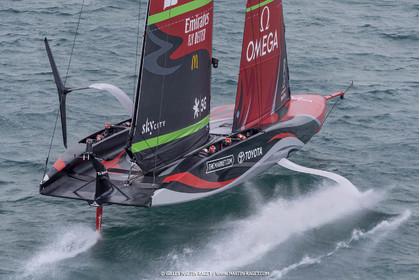 11 12 2020 - Auckland (NZL) - 36th America's Cup - Practice Sessions - Day 3 - Emirates Team New Zealand