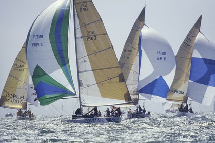 Sailing, Yacht Racing, Admiral's Cup, Cowes Week, Cowes (UK, IOW)