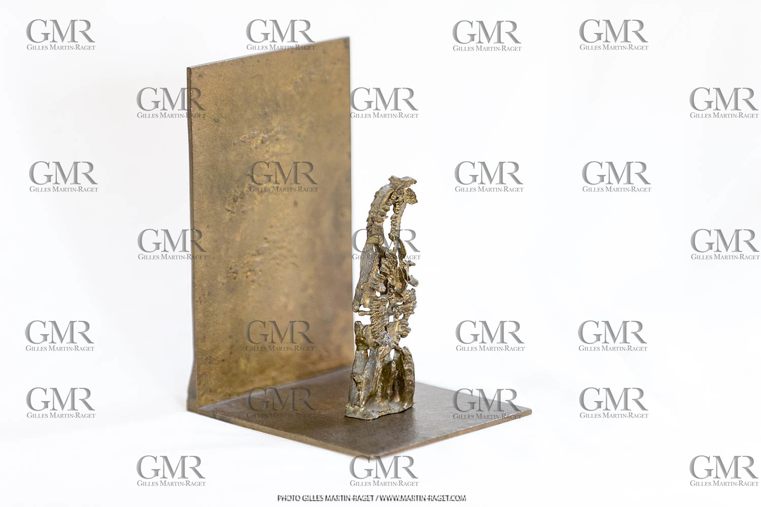 06 03 2016, Saint Etienne du Grès (FRA,13), Oeuvre de Germaine Richier, Seiche n° 27 sur équerre, 1955-56