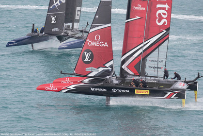 10 06 2017 - Bermuda (BDA) - 35th America's Cup Bermuda 2017 - Louis Vuitton America's Cup Challenger Playoffs final, Day 1