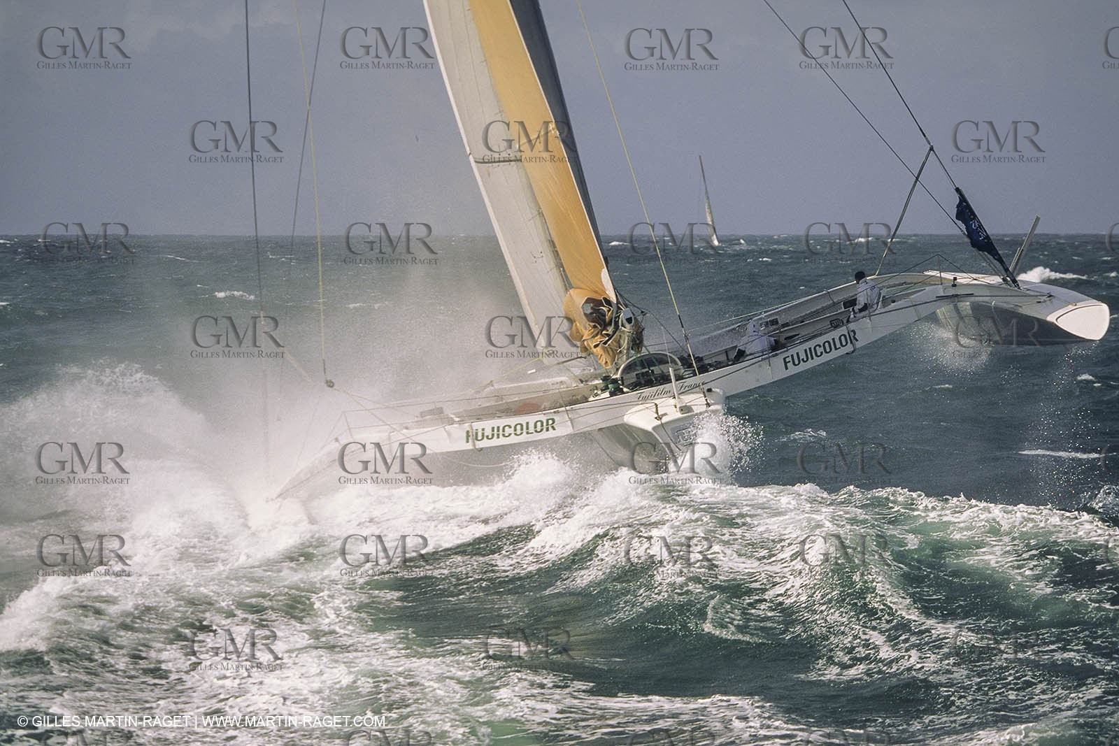 Yacht Racing, Multihull, ORMA 60, Loick Peyron, Fujicolor