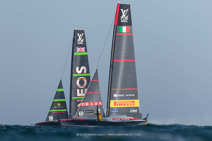 26 09 2024, Barcelona (ESP), 37th America's Cup, Louis Vuitton Cup Final, Race Day 1