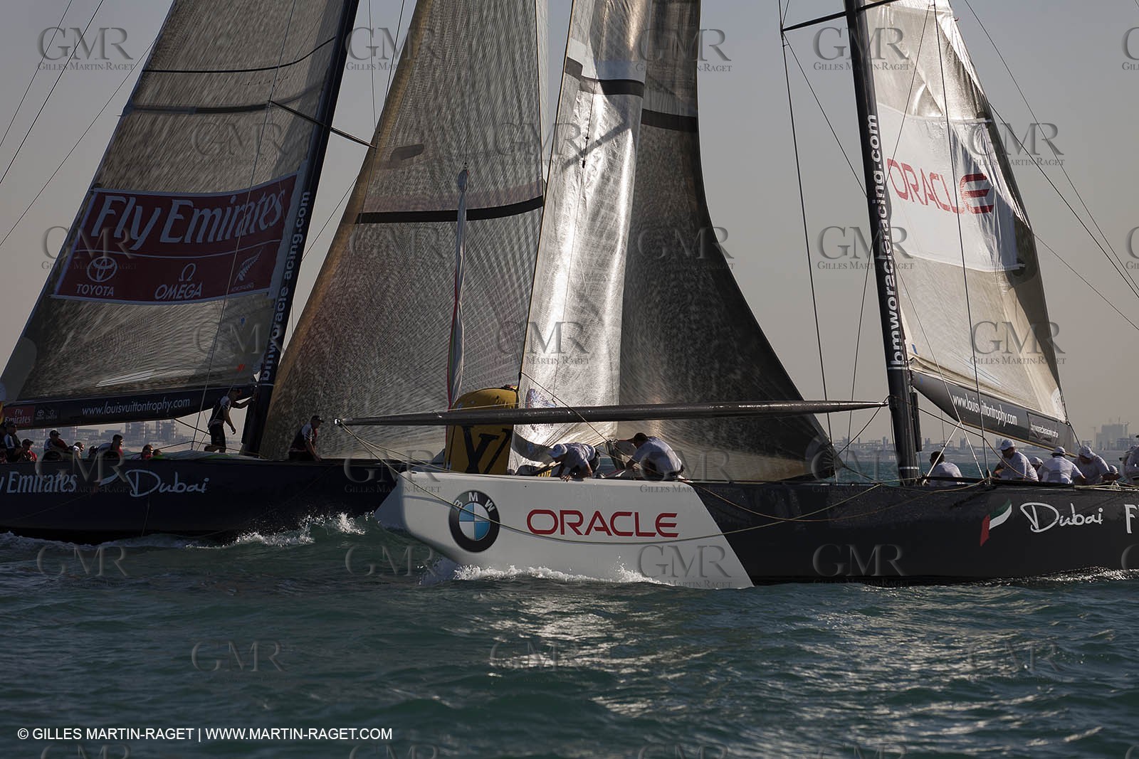 17 11 2010 - Dubai (UAE) - Dubai Louis Vuitton Trophy -  BMW ORACLE Racing Vs  Emirates Team New Zealand