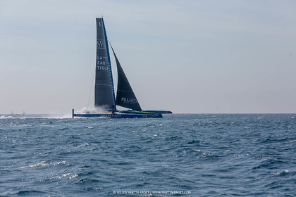 18 05 2022, Marseille (FRA), APremière navigation du trimaran Ultim SVR LAZARTIGUE à Marseille