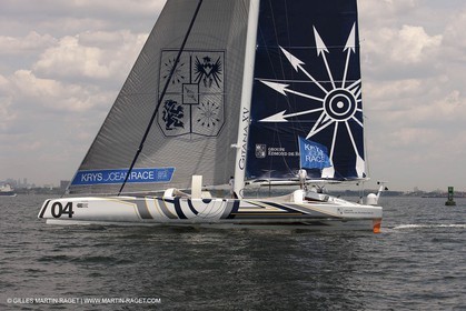 03 07 2012 - New York (USA, NY) -Krys Ocean Race prologuie - arrivée à New York