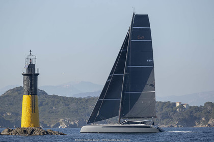 16 02 2019, Porquerolles (FRA,83), Gunboat 68 sail testing  3