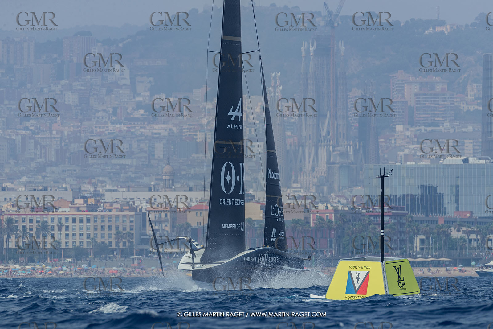 22 08 2024, Barcelona (ESP), Louis Vuitton 37th America's Cup, Louis Vuitton Preliminary Regatta, Race Day 1