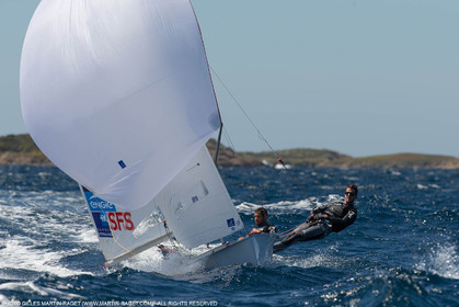25 04 2016, Hyères (FRA,83), Jeux Olympiques Rio 2016, voile, 470, Sofian Bouvet   Jeremie Mion, SFS Voile