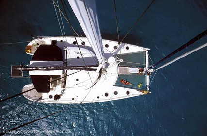 Cruising multihull mooring