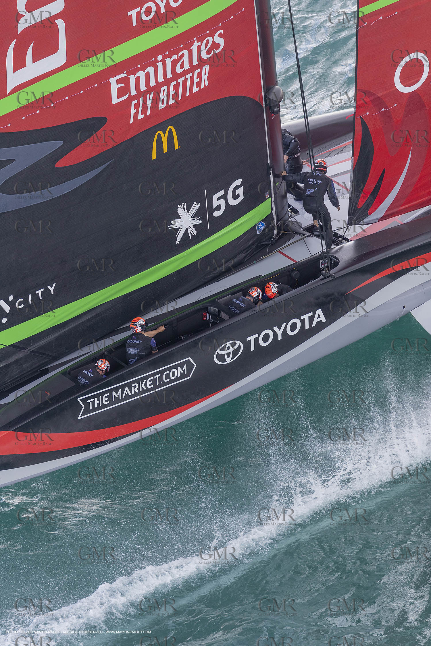 10 12 2020 - Auckland (NZL) - 36th America's Cup - Practice Sessions - Day 2 - Emirates Team New Zealand