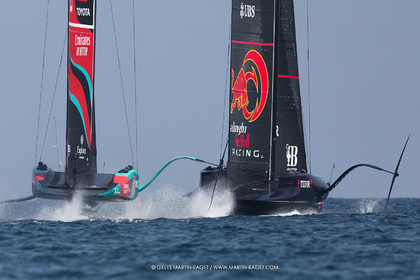 24 08 2024, Barcelona (ESP), Louis Vuitton 37th America's Cup, Louis Vuitton Prelilinary Regatta, Race Day 3