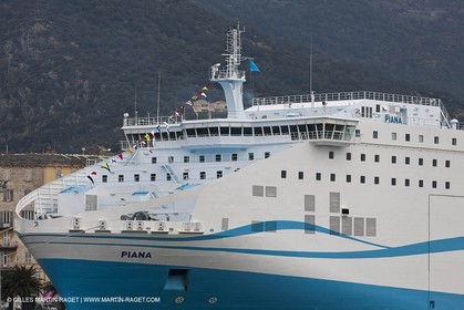 01-31-12   Marseilles (FRA,13) Bastia (FRA,Corsica)   Launching cruising trip and Christening ceremony of PIANA, last ferry ship from La Meridionale