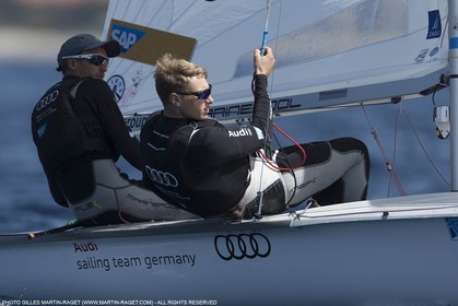 10 04 2015, Marseille (FRA), Yachting Club de la Pointe Rouge - Coupe Internationale de Printemps des 470, Day 3