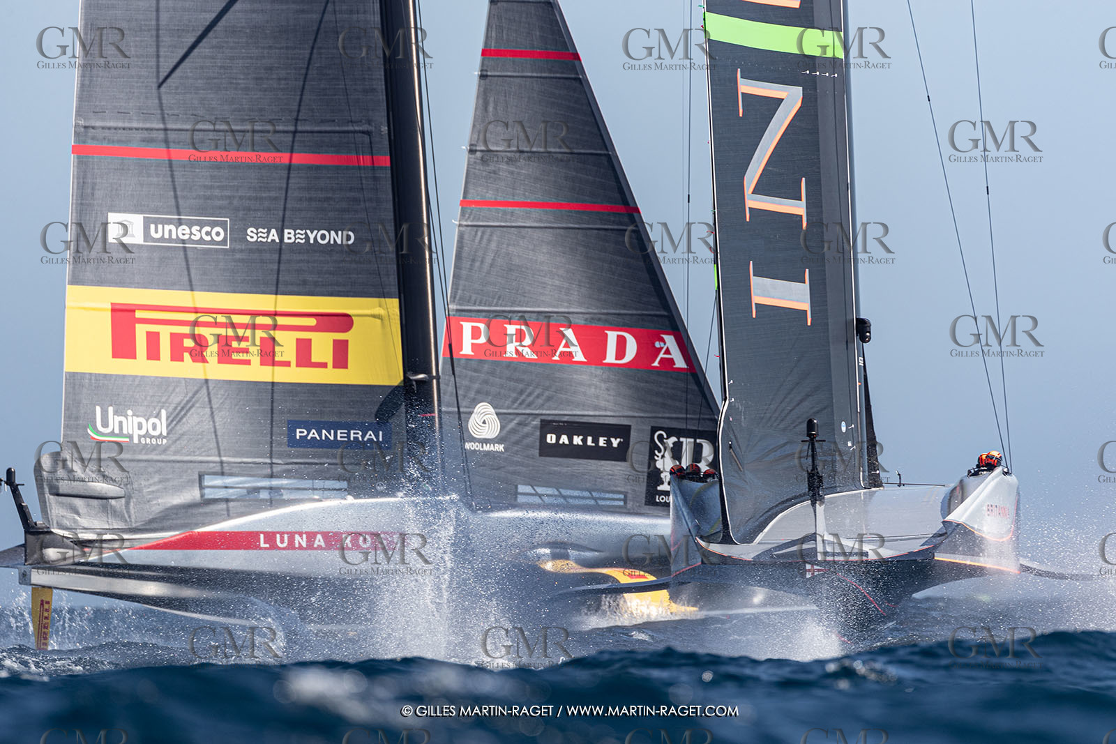 26 09 2024, Barcelona (ESP), 37th America's Cup, Louis Vuitton Cup Final, Race Day 1