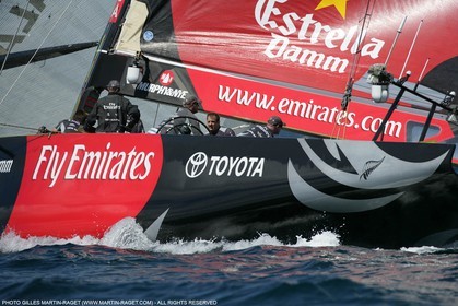 14 05 2007-Valencia (Spain)- 32nd America's Cup - Louis Vuitton Cup - Semi-final - Day 1 - BMW ORACLE racing